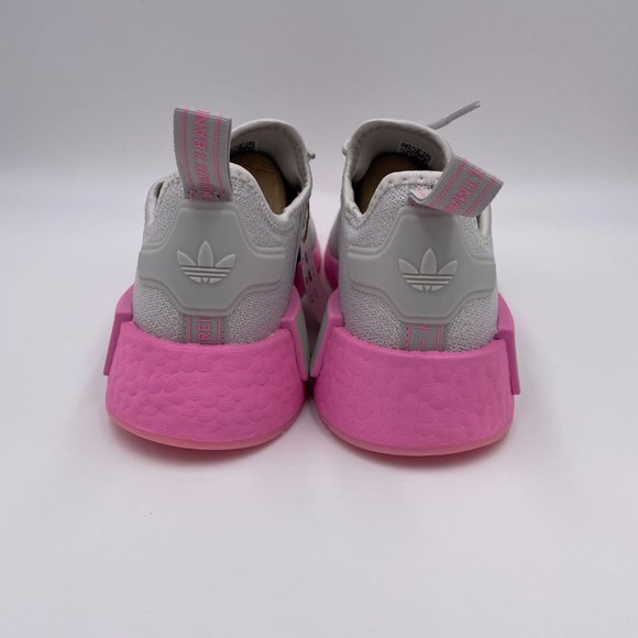 adidas NMD R1 Grey / Pink Womens Shoes - Picture 4 of 8
